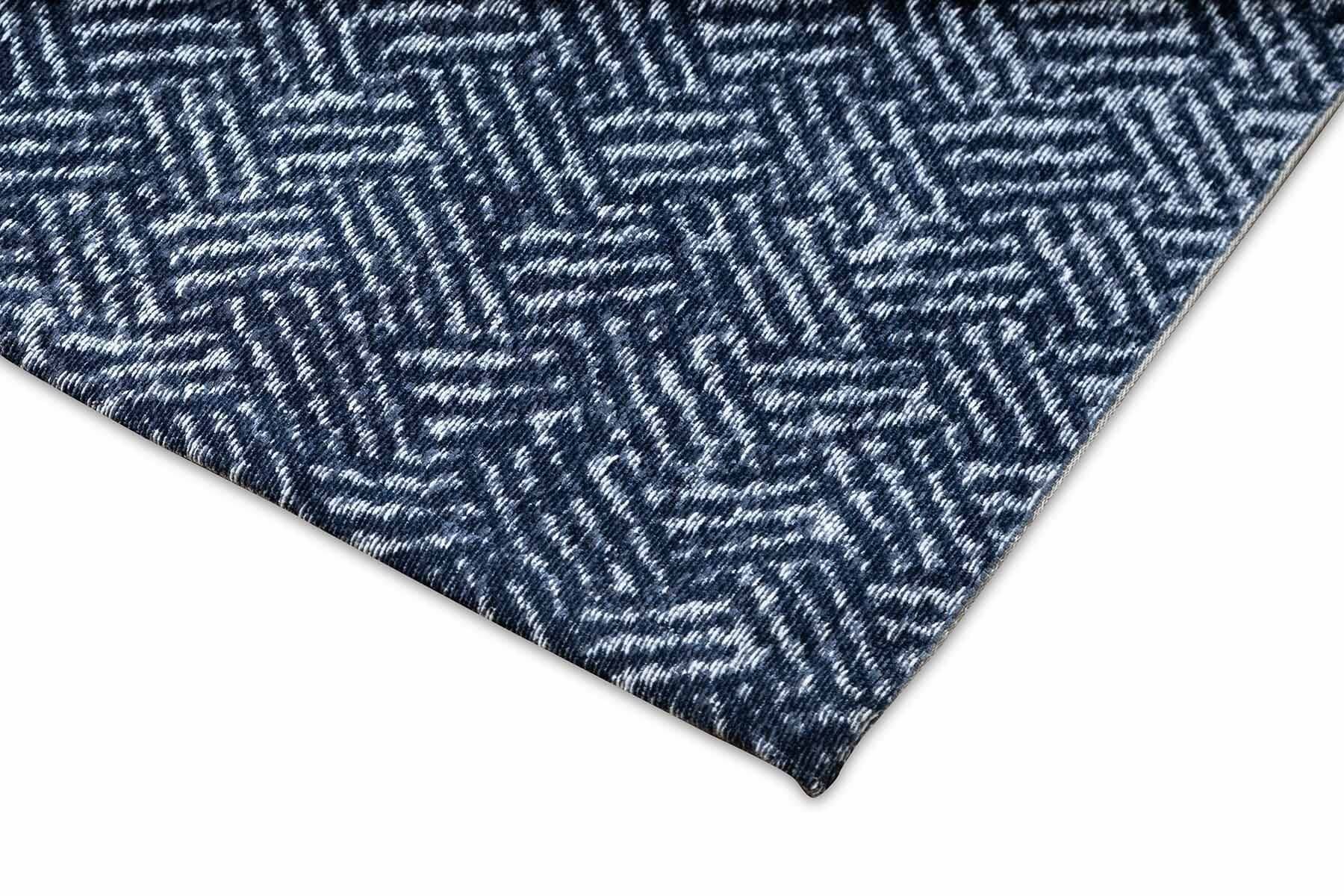 Moderner Teppich PORTO NAVY - Waschbarer Teppich – Bild 3